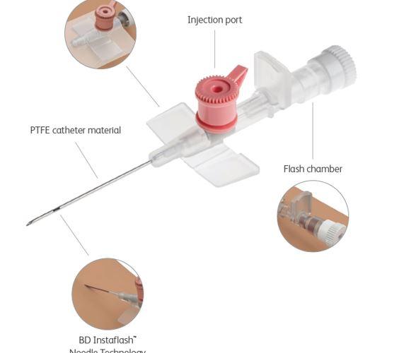 Канюля внутрішньовенна BD Venflon™I 16GА(1.6mm (мм))